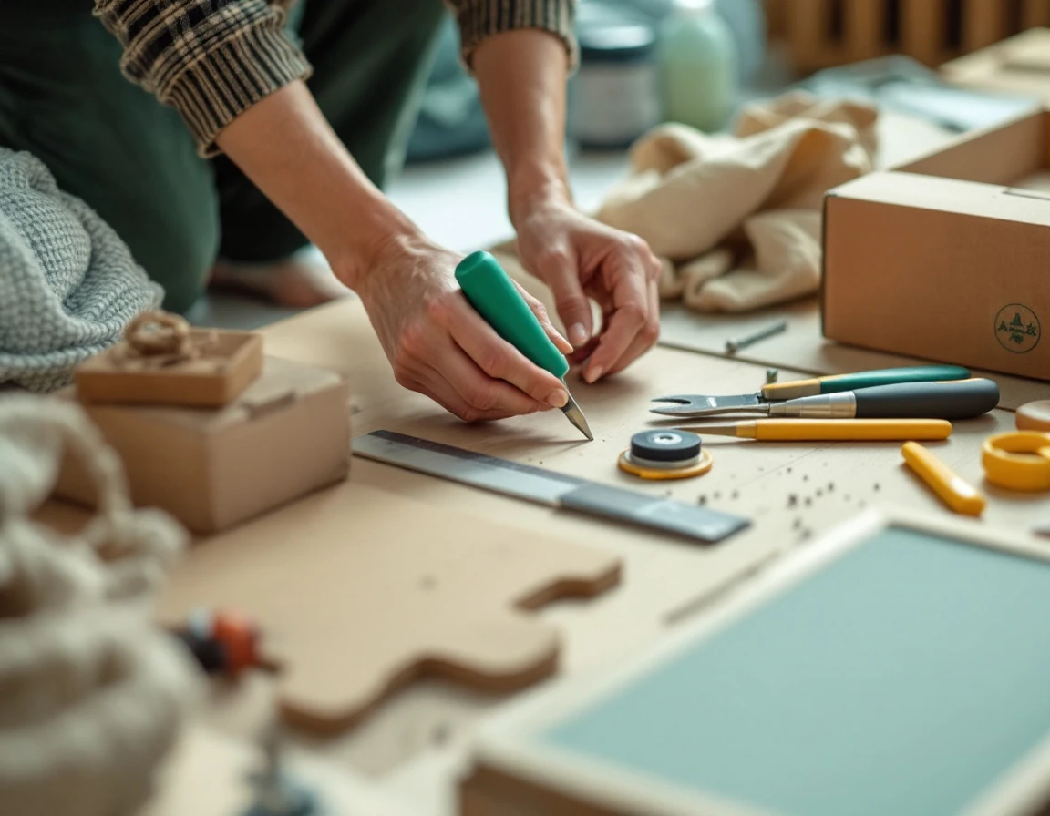 Assemble flat-pack furniture without leftover screws