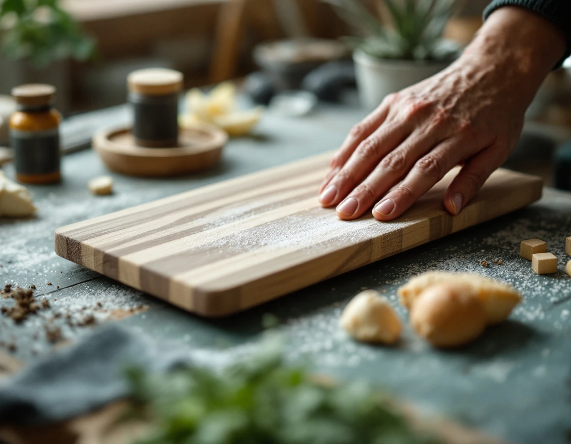Build a cutting board from scrap wood