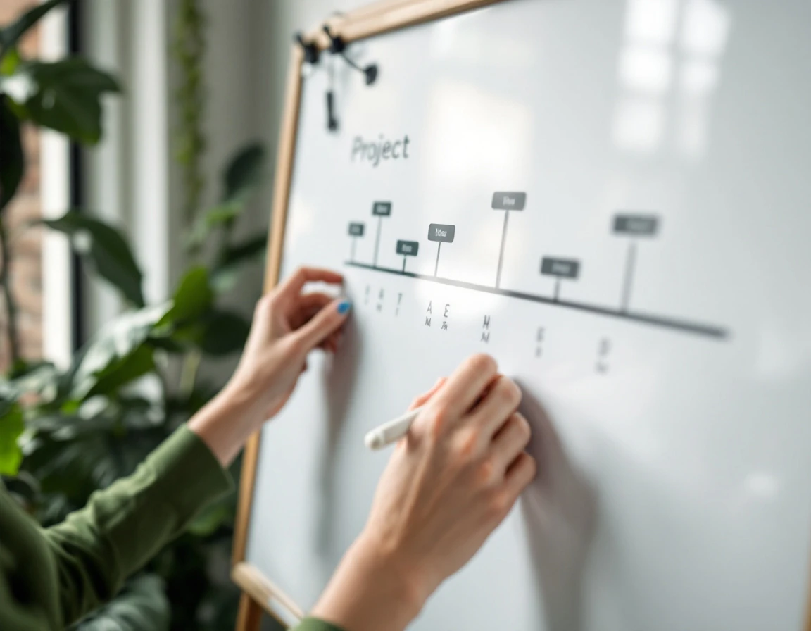 Build a simple project plan for a big life event