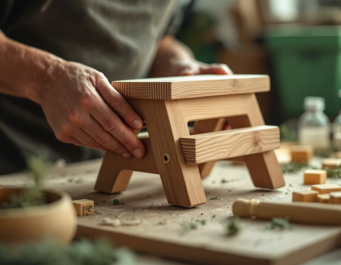 Build a wooden step stool