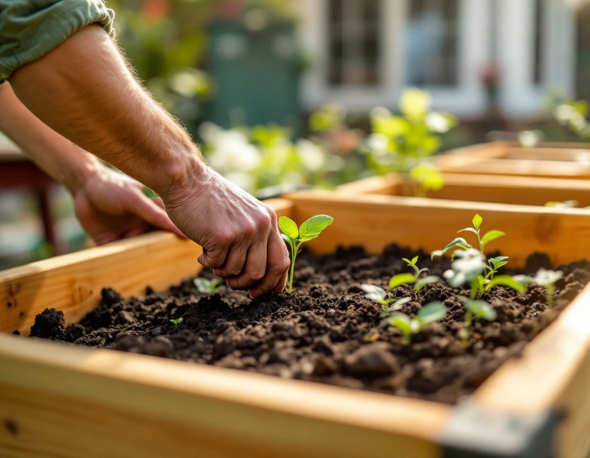 Build raised garden beds