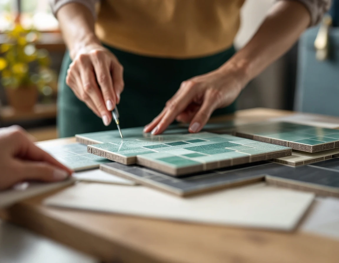 Come with me to a flooring or tile showroom and help me choose