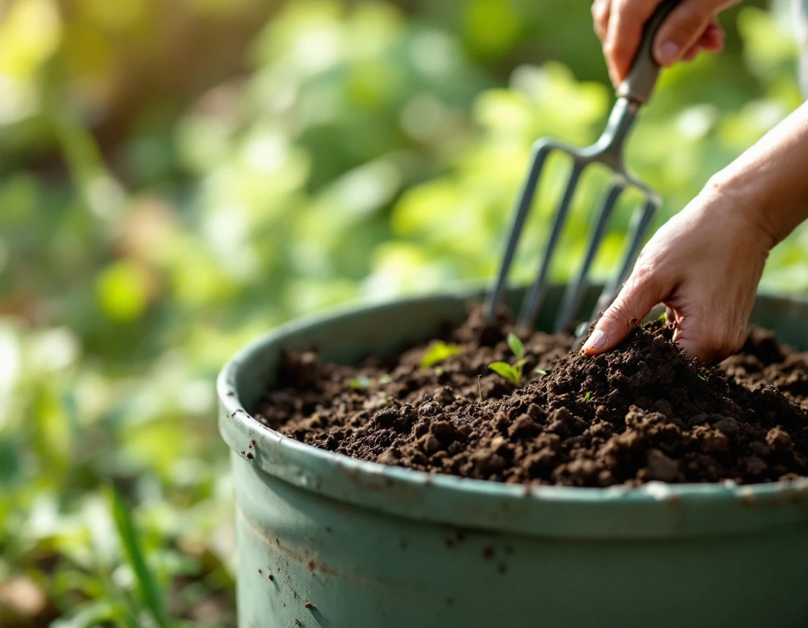 Start a compost pile that actually works